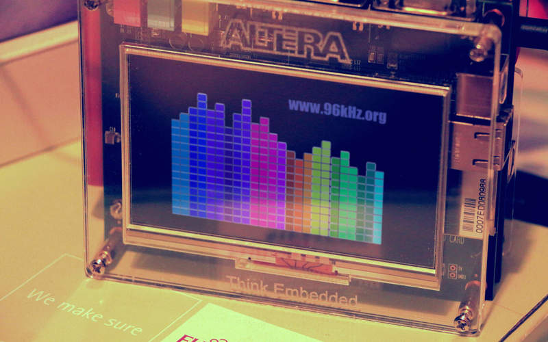 FPGA based Graphical Audio Spectrum Analyser
