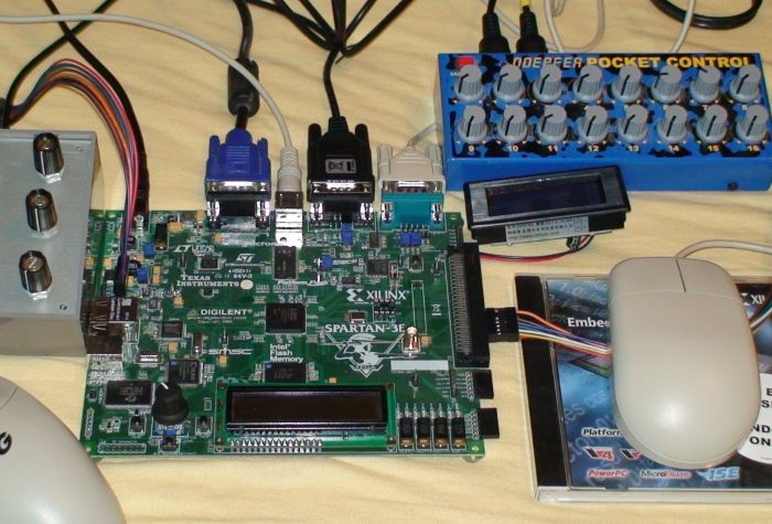 A 1024 voice synthesizer with Spartan 3 FPGA