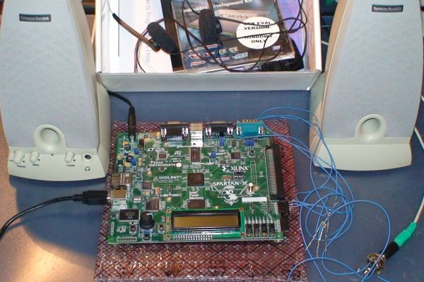 FPGA Organ Project - PLD Organ 2001 in a Spartan S3E 500