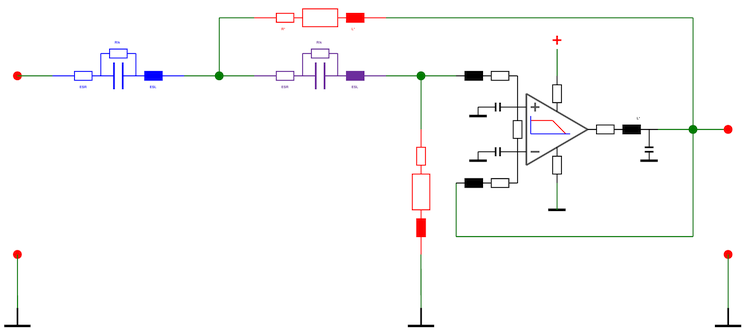 electronic amplifier simulation with pcb modelling
